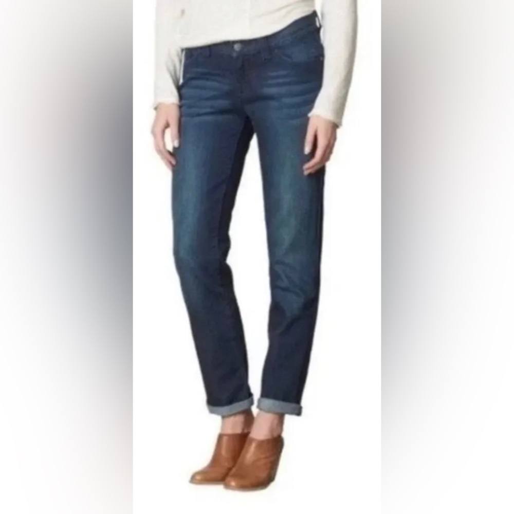 New. Women’s PrAna jeans. Size 4/27. Dark Indigo. Mid Rise Relaxed Fit
